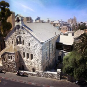 The Alliance Church building in Jerusalem, premises of the Caspari Center