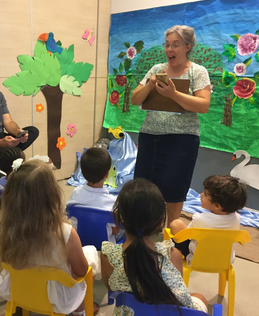 Debby Nalbandian with children